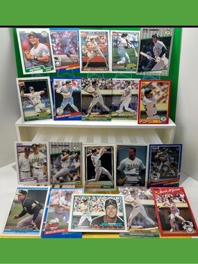 20 vintage lot of Mark McGwire/Jose Canseco "Bash Bros" Oakland A's